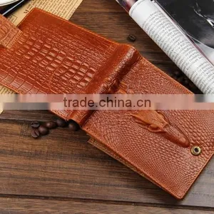 Imported Leather High Quality Mens Genuine Crocodile Skin Leather Wallet thumbnail-4