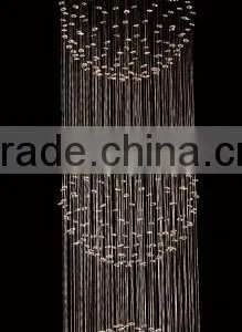 K9 Crystals Clear Beads Home Long Chandeliers thumbnail-1