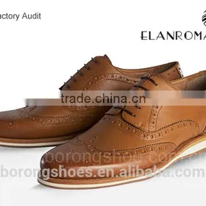 Men British Style Brogue Casual Shoe for Men Fashion Leather Casual Shoes thumbnail-6