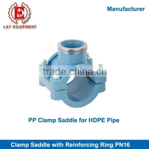 PP Compression Pipe Fittings Single Clamp Saddle thumbnail-1