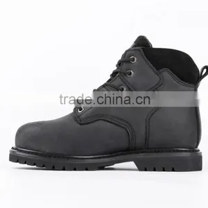 Goodyear Welt Safety Shoes Buffalo Leather Safety Shoes SJ273 thumbnail-3