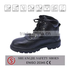 Wearable Rubber Outsole Safety Shoes Made in China Middle Cut Series Safety Boots for Work 9045 thumbnail-1