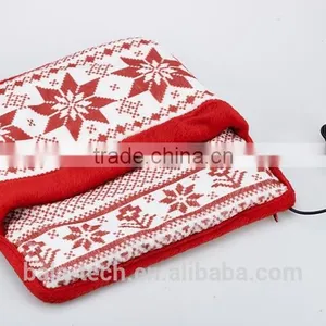 Men & Woman Electric Heated Foot Cute Shoes Home Using Feet Warmer thumbnail-1