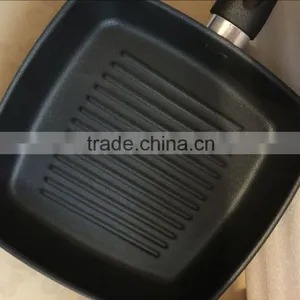 Eco-Friendly Featured and Stocked Frying Pan Type Aluminum Nonstick Grill Pan thumbnail-2