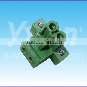 Two Poles Green Color Wire to Board Connector Terminal Block thumbnail-3