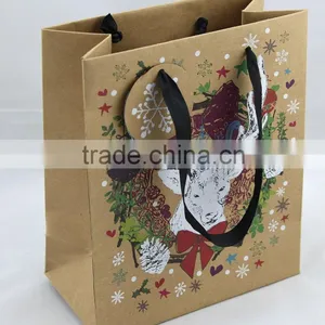 Christmas Gift Paper Bag/ Factory Directly Paper Gift Bag for Gift Supplier's Choice thumbnail-3