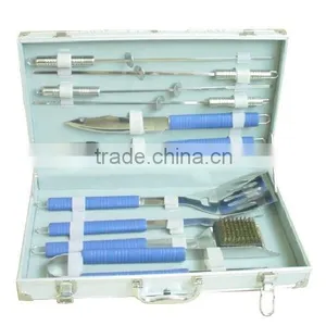10PCS Stainless Steel BBQ Tool Set thumbnail-1