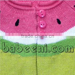 Hand Embroidery Watermelon Girl Sweater thumbnail-2