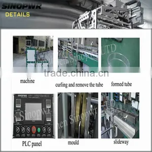 Automatic PVC PET Tube Crimping Cylinder Curling Machine thumbnail-2