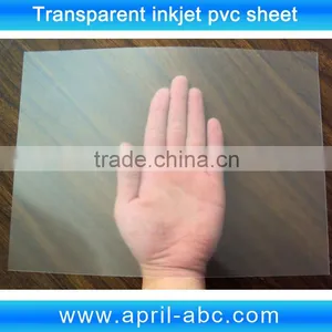 A4 Rigid Transparent Inkjet PVC Sheet thumbnail-1