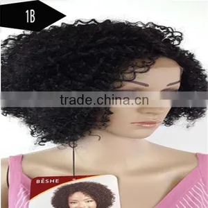 Factory Price Stock Brazilian Remy Human Hair Afro Kinky Curly Full Lace Wigs thumbnail-1