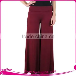 Fast Delivery Various Types Of Sexy Palazzo Trousers For Ladies thumbnail-1