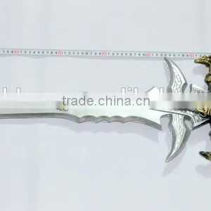 World of Warcraft Animation Sad PU Sword, Sheep Head Sword Film Props, Simulation Model Military Weapons thumbnail-4