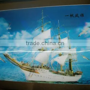 3D Sailing Boat Frame Photos 3D Lenticular Framed Wall Photo for Home Decoration thumbnail-1