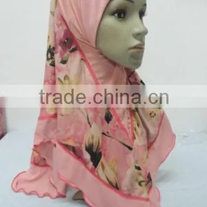 H285 New Style One Piece Hijab With Prints thumbnail-5