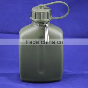 High Quality PE 1000ml/1L Military Water Canteen Made of Plastic Water Canteen Bottle thumbnail-3