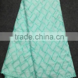 China Factory Price Lace Textile Fabric Cotton Polish Lace for Party Dressing thumbnail-5