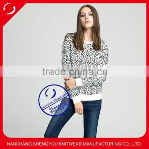 2015 High Quality Fashion Custom Womens Full Printed Sweatshirts thumbnail-1