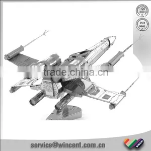 New Product Artificial Satellite Shape Adult Kids Educational Toys Mini 3D Metal Puzzle for Gift thumbnail-4
