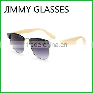 JMP628 UV400 Club Bamboo Sunglasses thumbnail-1