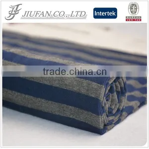 Jiufan Textile Knitted Stripe Fabric Single Jersey Stock Lot thumbnail-1