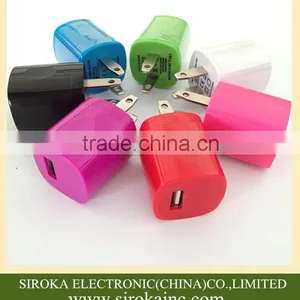 Universal Single Port US Plug USB Home Power Adapter With 5V 1A AC Adapter Charger for Mobile Phones thumbnail-5