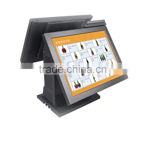 15 Inch Dual Touch Pos System; Touch Cash Register; Touch Pos Terminal ZQ-T9090D From ZONERICH thumbnail-1