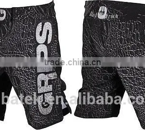 Grips Black Crocodile Fight Shorts thumbnail-2