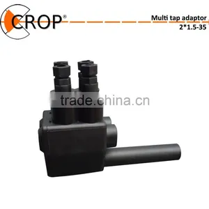 Hi-conductivity Aluminum PVC UV Resistant Rubber Multi Tap Adaptor thumbnail-1