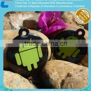 Circular Epoxy NFC Tag for Key Tag thumbnail-1