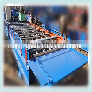 1067 Colored Steel Sheet Metal Roofing Glazed Tile Roll Forming Machine thumbnail-4