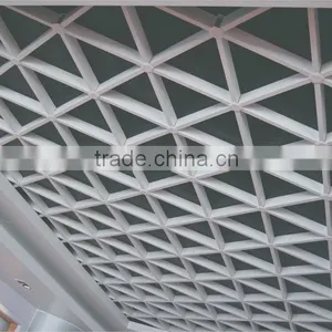 High Strength Suspended Cell Ceiling Aluminum Triangle Open Grid Ceiling thumbnail-5