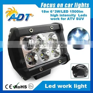 China Supply 18W LED WORK LIGHT BAR FLOOD BEAM OFFROAD DRIVING FOG 4WD LAMP UTE SUV thumbnail-1