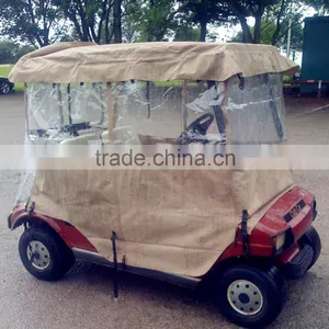 Good Quality 2 Seater Golf Car / Buggy Rain Enclosure Cover thumbnail-1