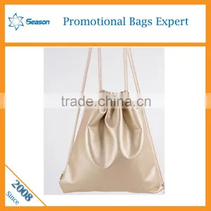Women First Choose Drawstring Cosmetic Bag/ Leather Drawstring Bag Jute thumbnail-4