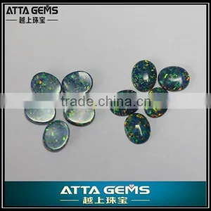 Oval Opal Cabochon Cut -similar Natural Created Opal thumbnail-4