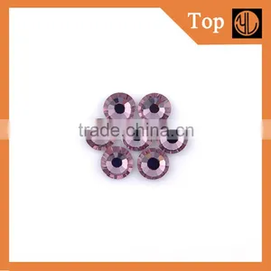 Ss6 , Ss10 , Ss16 , Ss20 AB Crystal Clear Round Iron on Flatback Wholesales Hotfix Rhinestone thumbnail-3