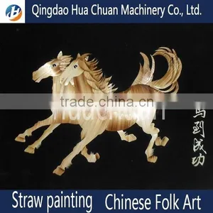 Chinese Folk Straw Painting, Straw Painting thumbnail-2