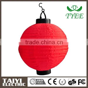 TYEE Chinese Traditional Outdoor Solar Garden Red Lantern thumbnail-1