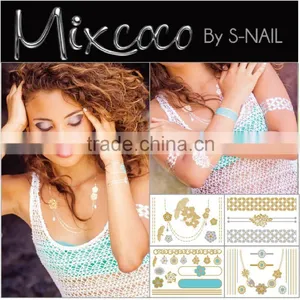 2016 New High Quality Good Price Metallic Gold Sexy Tattoo Design,best Selling Flash Temporary Tattoo,wholesale OEM Tattoo Flas thumbnail-2