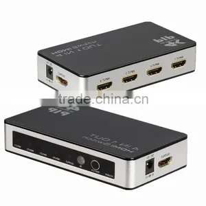 Hot Sale 3 Port 1080P HDMI Switch HDMI Video Switcher Switch 3 in 1 Out With IR Remote Switch thumbnail-2