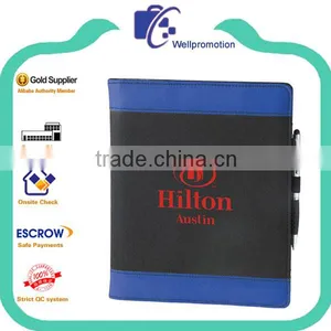 Travelling Polyester Fabric Padfolio With Pen Holder thumbnail-4