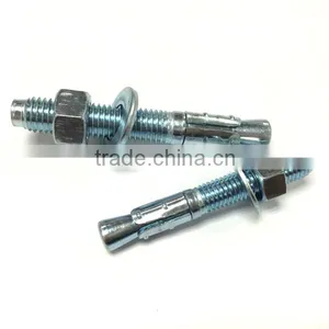 Carbon Steel Wedge Anchor Blue White Zinc thumbnail-3