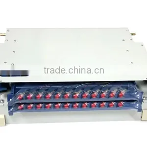 Fiber Optic 19 Inch 2U 24 Ports Rack Mount ODF Fiber Optical Patch Panel thumbnail-3