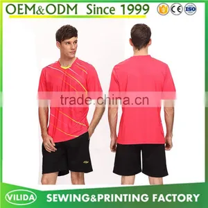 Cheap Price Sublimation Badminton Sport Wear Top Quality Dry Fit Badminton Jersey thumbnail-3