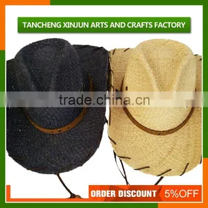 New Style Cheap Fedora Straw Hat For Men thumbnail-4