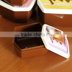 Gift Idea Cake 4 in 1 Nestable Cute Plastic Kids Snack Box thumbnail-4