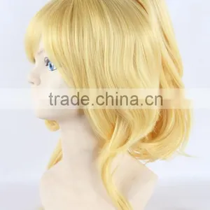 Costume Yellow Body Wave Wig With Ponytail N373 thumbnail-1