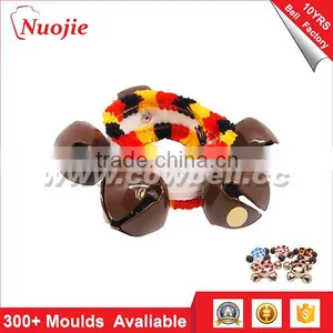 Promotional Custom Metal Bear Bell Keychain for Hiking thumbnail-6