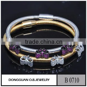 New Items Snake Chain Jewelry Magnet Zircon Bracelet thumbnail-1